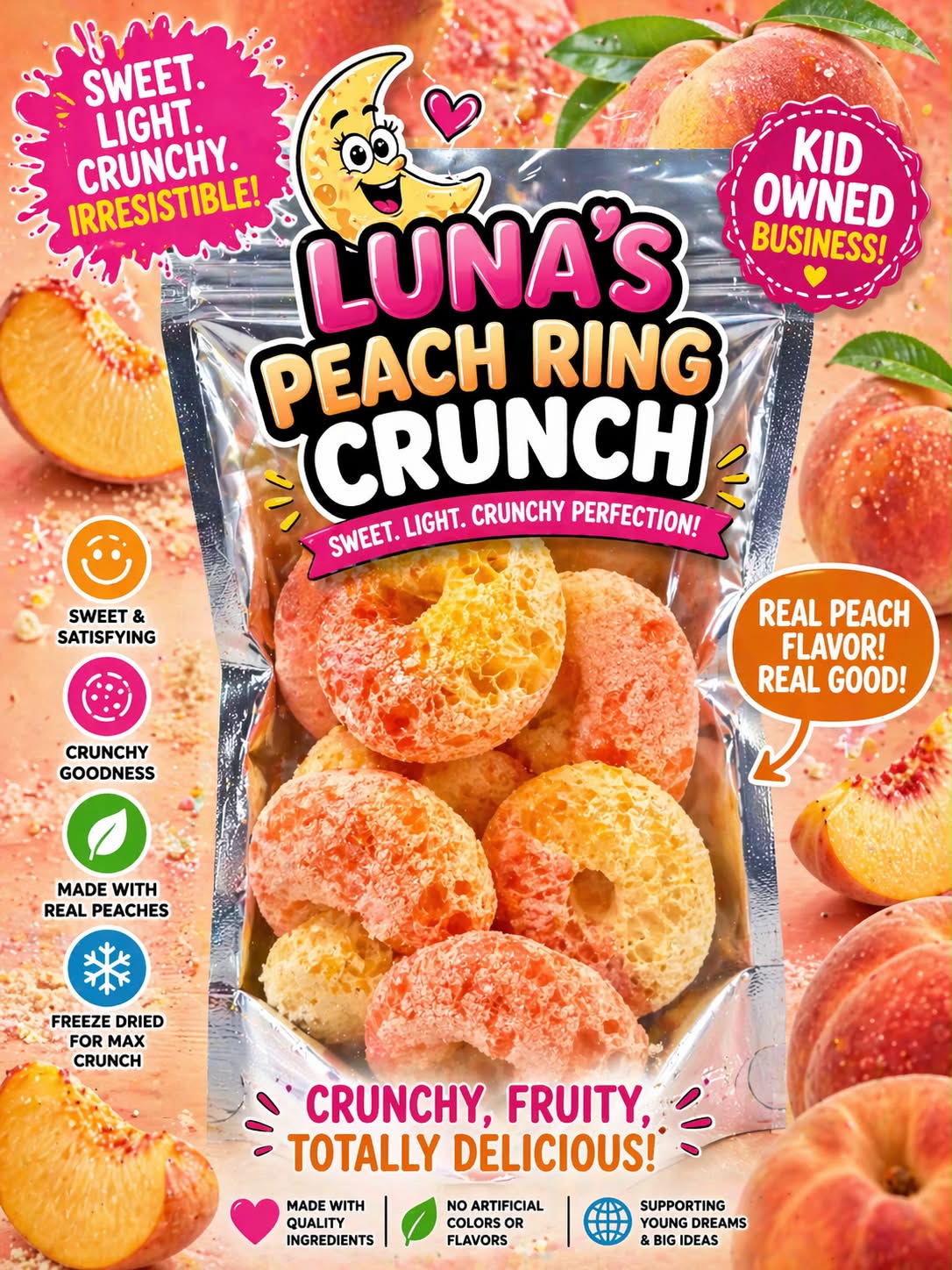 Luna's Peach Ring Crunch