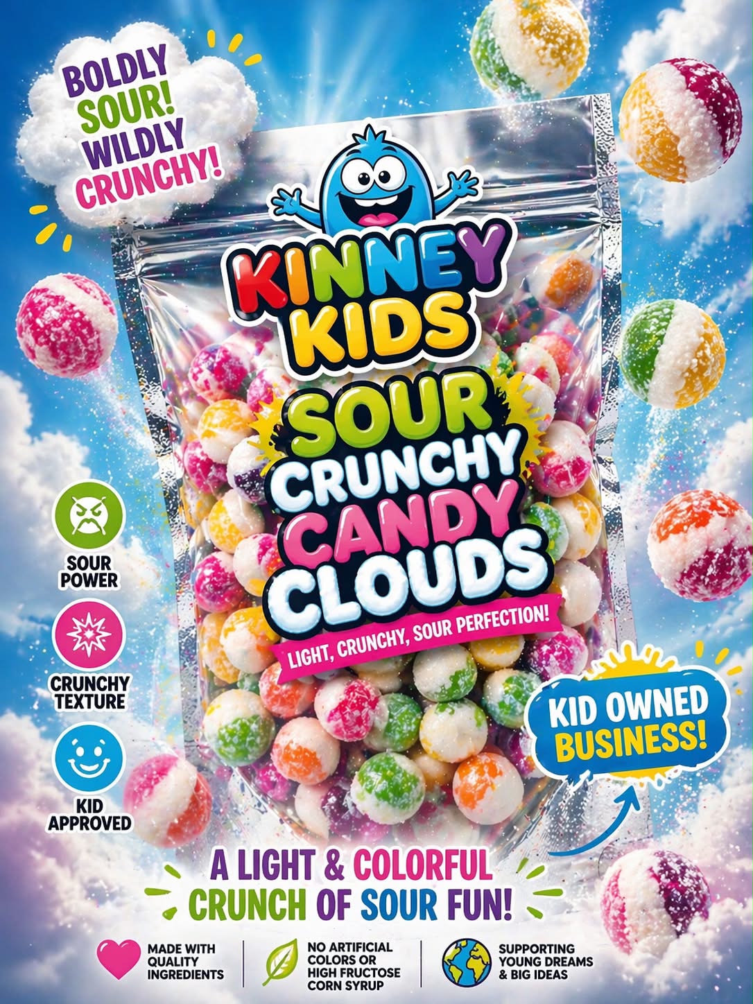 Sour Crunchy Candy Clouds